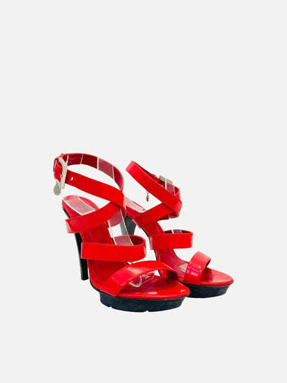 CESARE PACIOTTI Red Size EU 38 Heeled Sandals