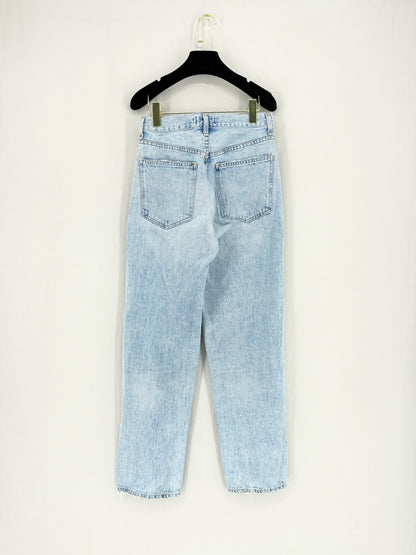 AGOLDE Criss Cross Faded Blue Size 25 Jeans