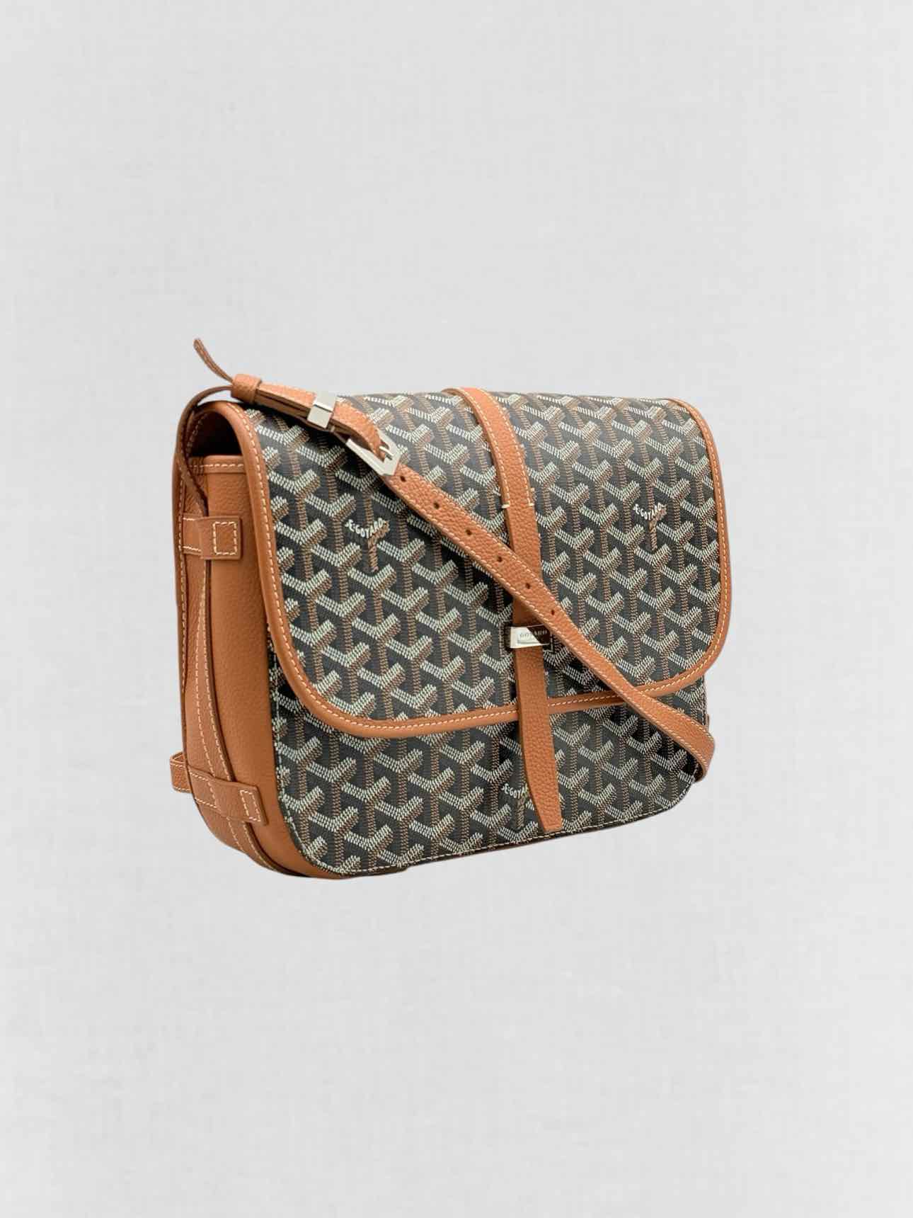 GOYARD Belvedere ll Black & Tan Goryardine Crossbody