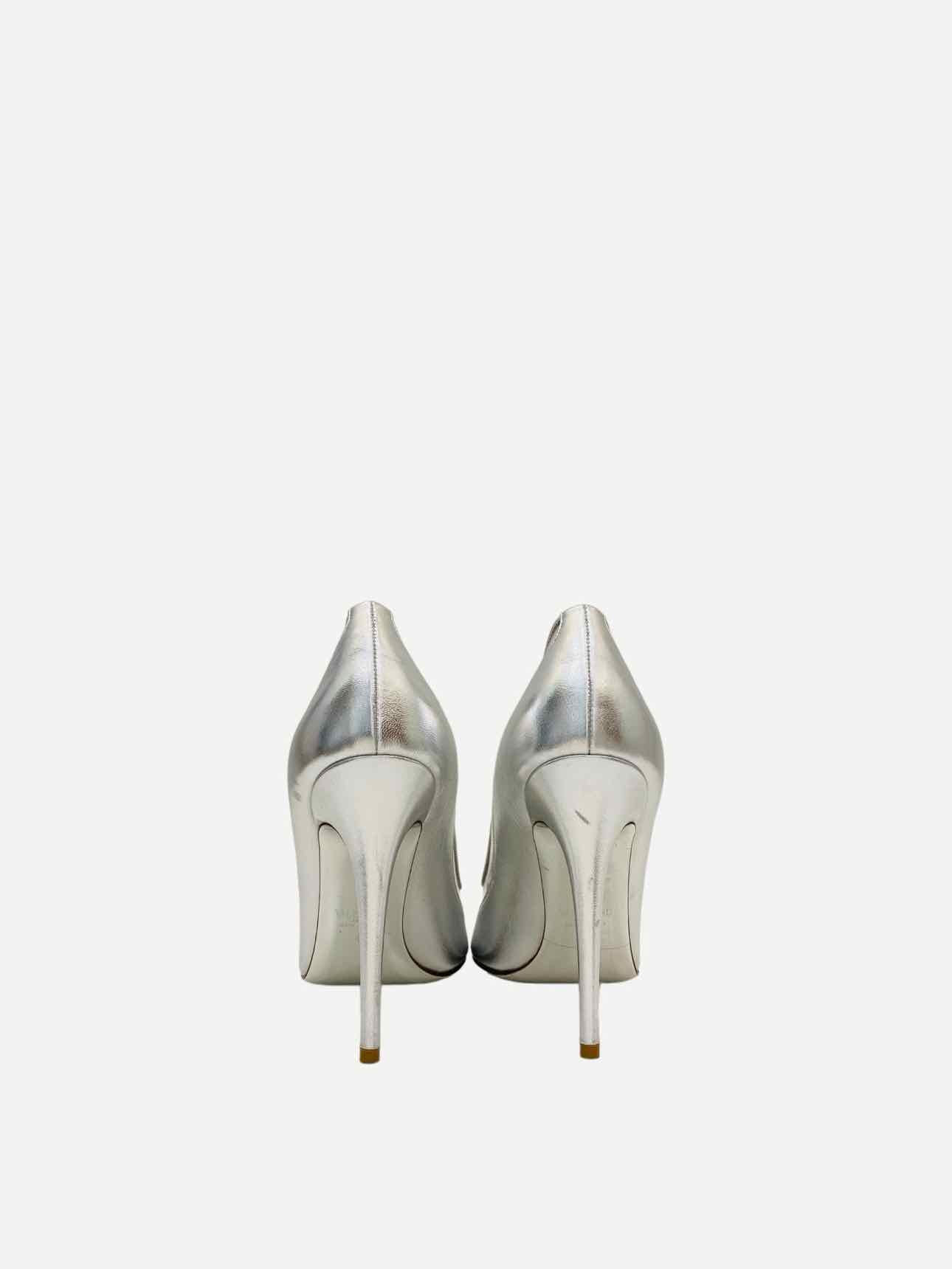 VALENTINO GARAVANI Metallic Silver Size EU 41 Pumps