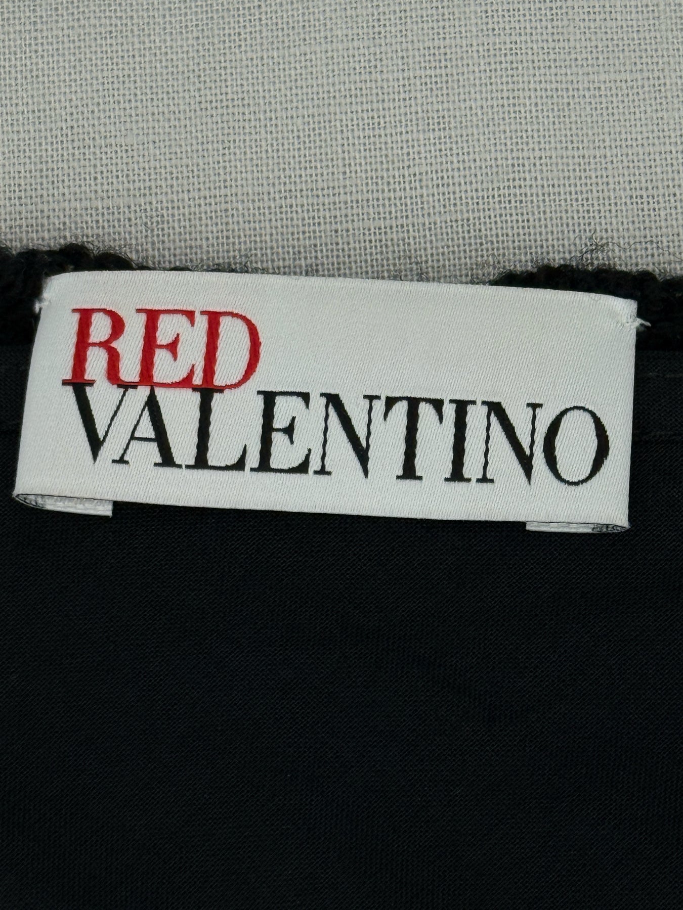 RED VALENTINO Black Size Large Short Dress