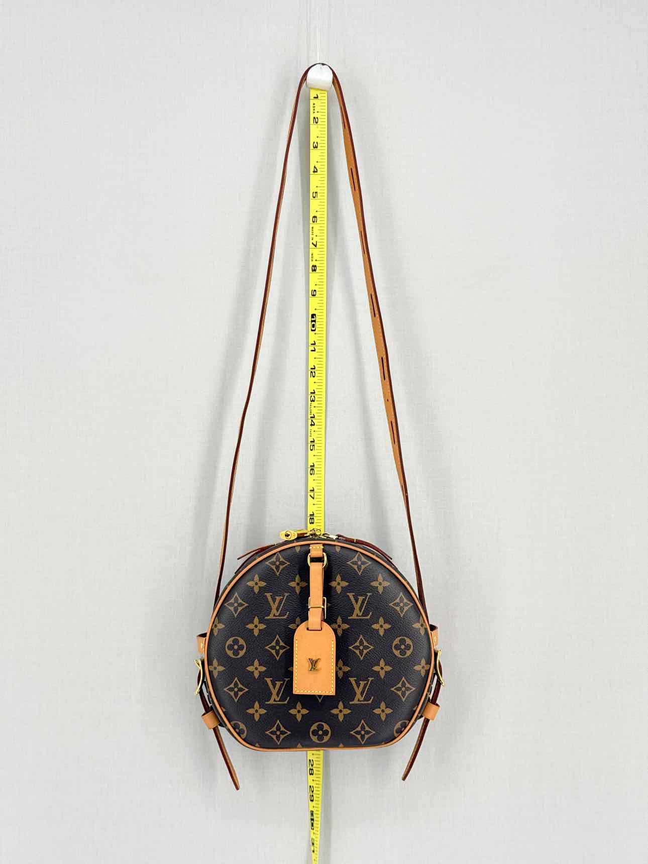 LOUIS VUITTON PETITE BOITE CHAPEAU Brown Crossbody
