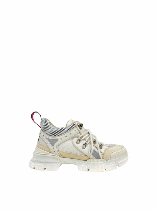 GUCCI Flashtrek White Size EU 37 Sneakers