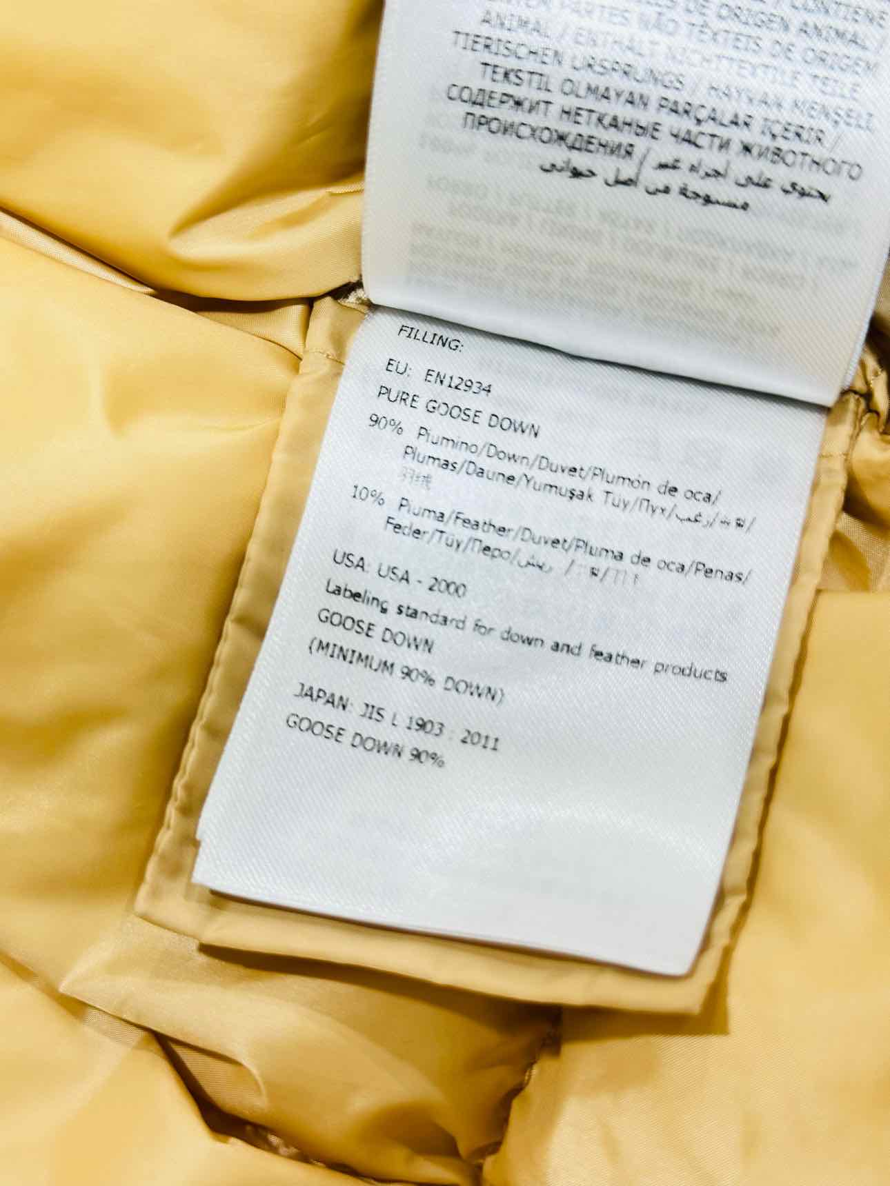 MONCLER Reisa Off-white Size Medium Jacket