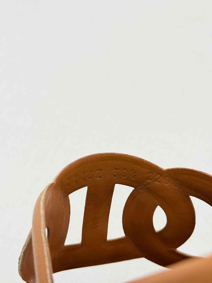 HERMES Extra Natural Size EU 38.5 Sandals