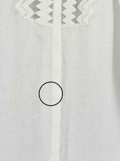 Pre-loved 100 % CAPRI Origami White Size XSmall Long Dress at Reems Closet