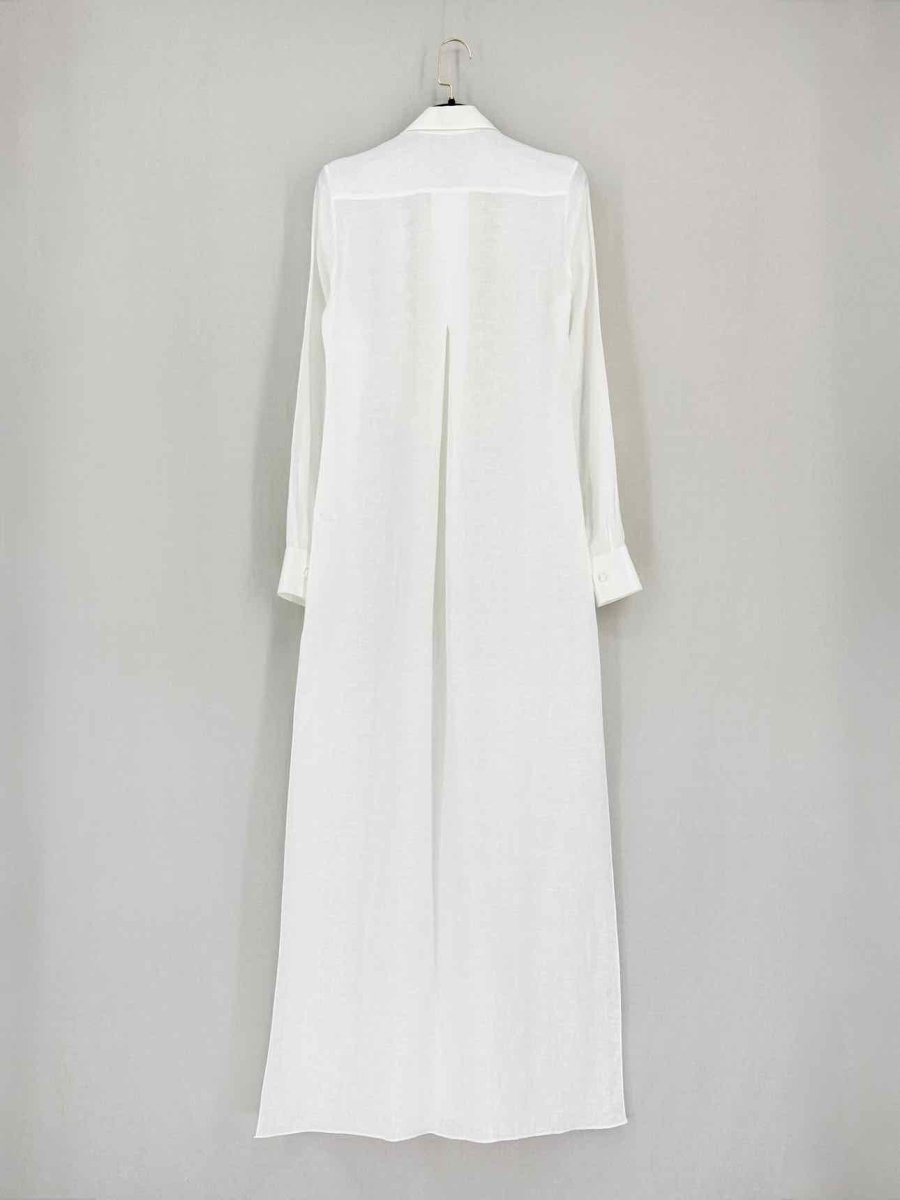 Pre-loved 100 % CAPRI Origami White Size XSmall Long Dress at Reems Closet