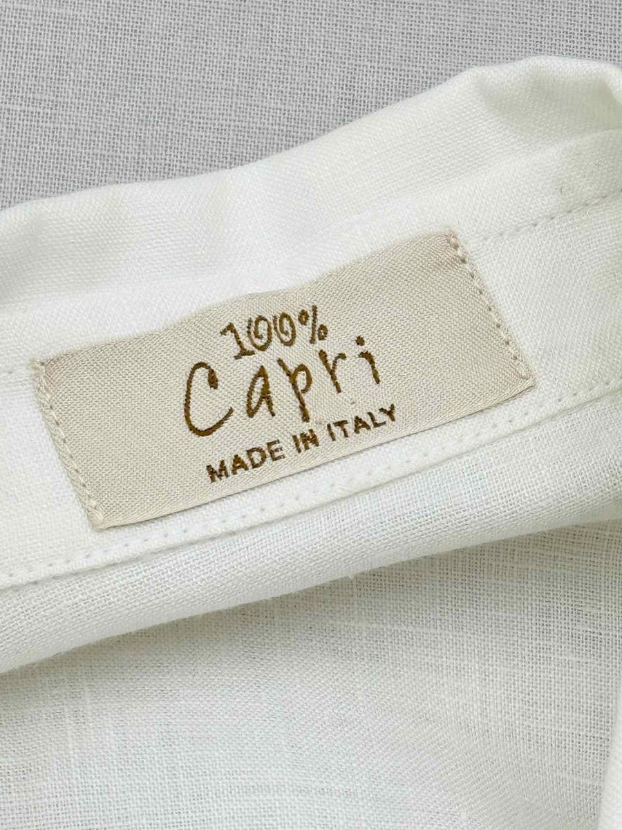 Pre-loved 100 % CAPRI Origami White Size XSmall Long Dress at Reems Closet