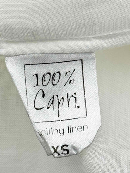 Pre-loved 100 % CAPRI Origami White Size XSmall Long Dress at Reems Closet