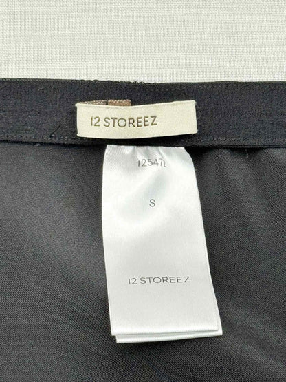 Pre-loved 12 STOREEZ Black Size Small Long Skirt at Reems Closet