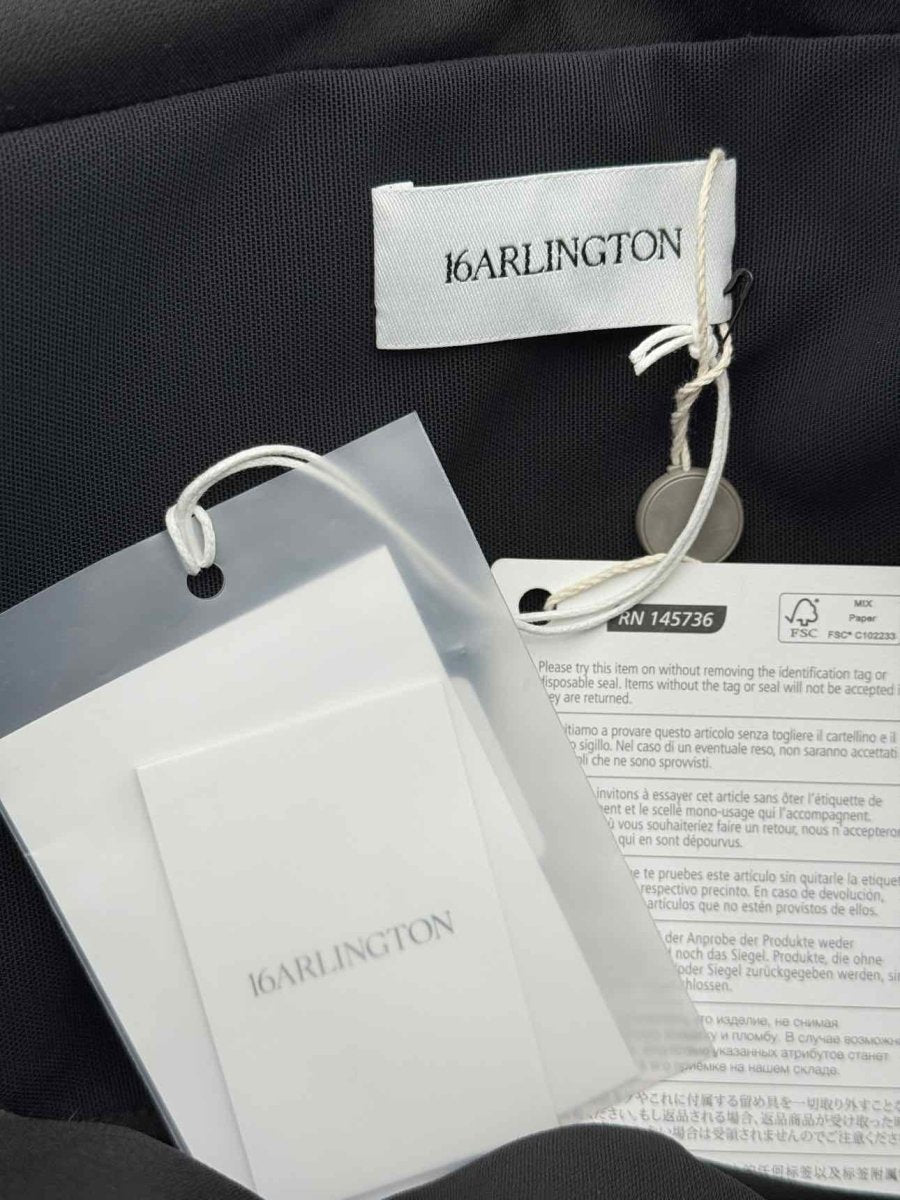 Pre - loved 16ARLINGTON Blaise Black Size US 6 Short Dress at Reems Closet