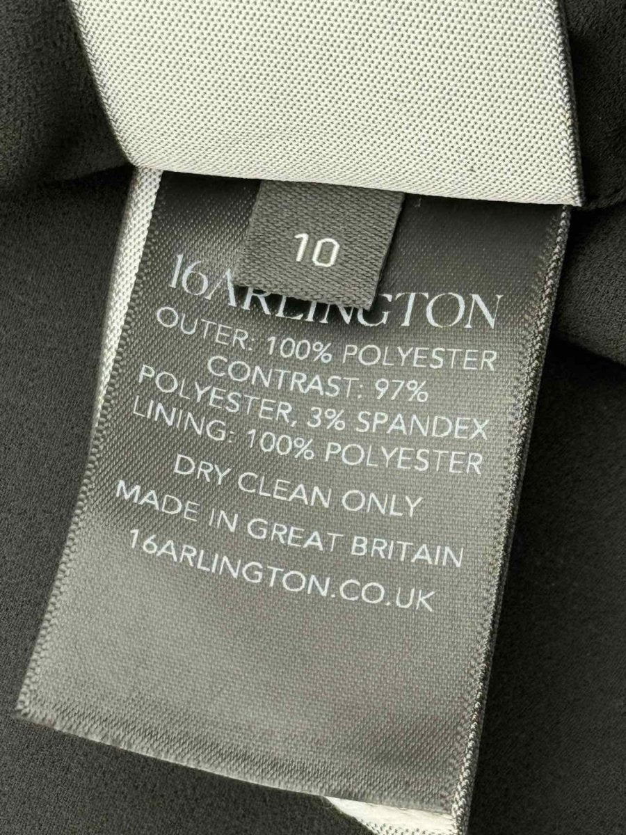 Pre - loved 16ARLINGTON Blaise Black Size US 6 Short Dress at Reems Closet