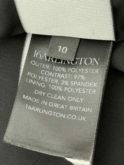 Pre - loved 16ARLINGTON Blaise Black Size US 6 Short Dress at Reems Closet