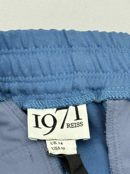 Pre - loved 1971 REISS Blue Size US 10 Pants at Reems Closet