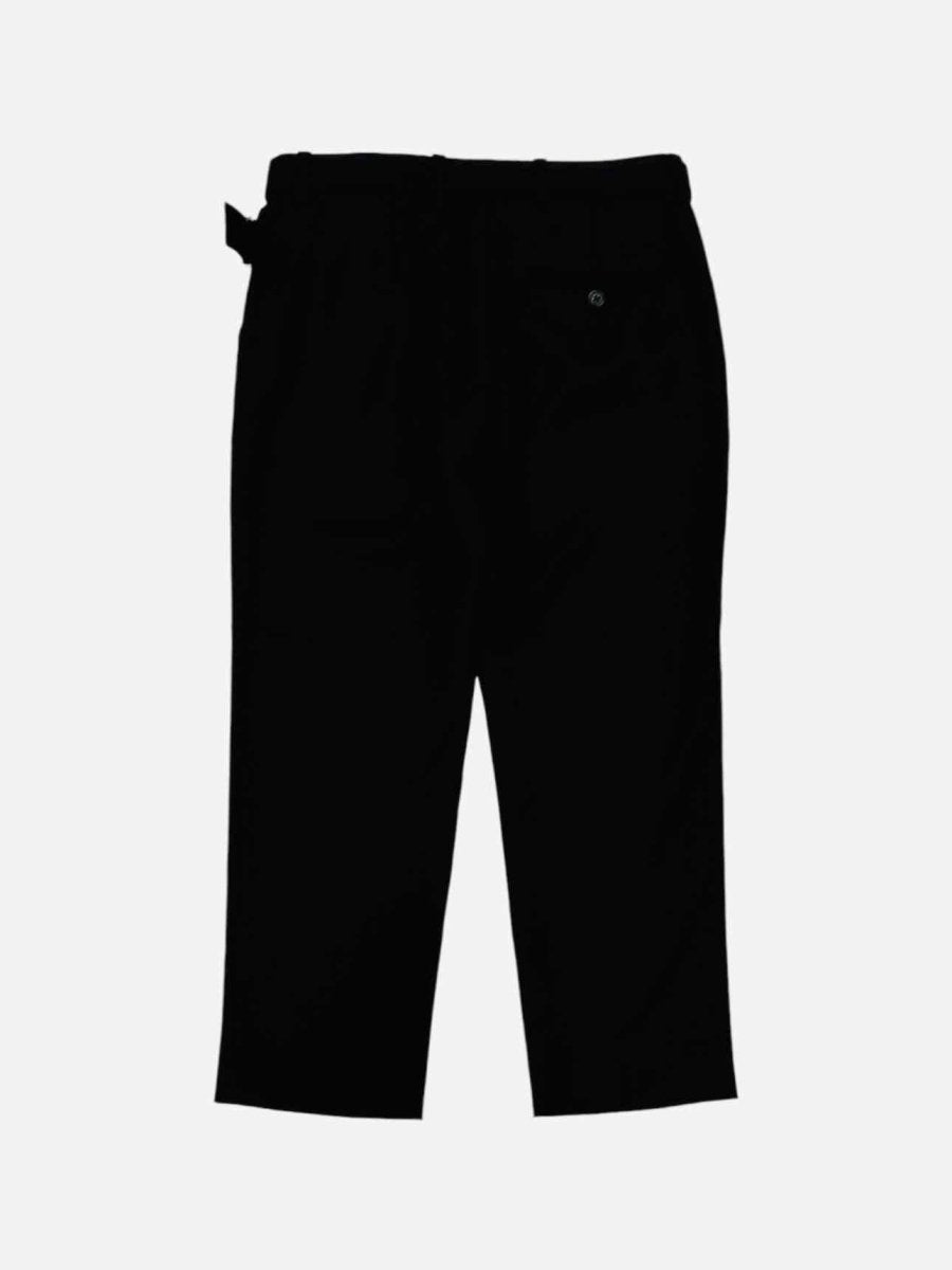 Pre - loved 3.1 PHILLIP LIM Belted Black Pants at Reems Closet