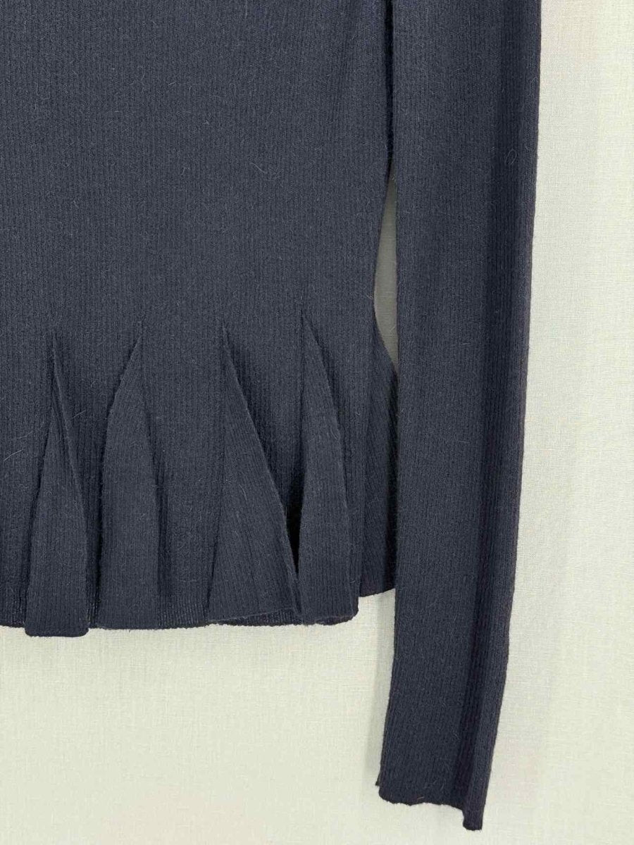 Pre-loved 3.1 PHILLIP LIM Black Ribbed Size Medium Sweater at Reems Closet