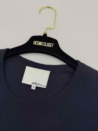 Pre-loved 3.1 PHILLIP LIM Black Ribbed Size Medium Sweater at Reems Closet