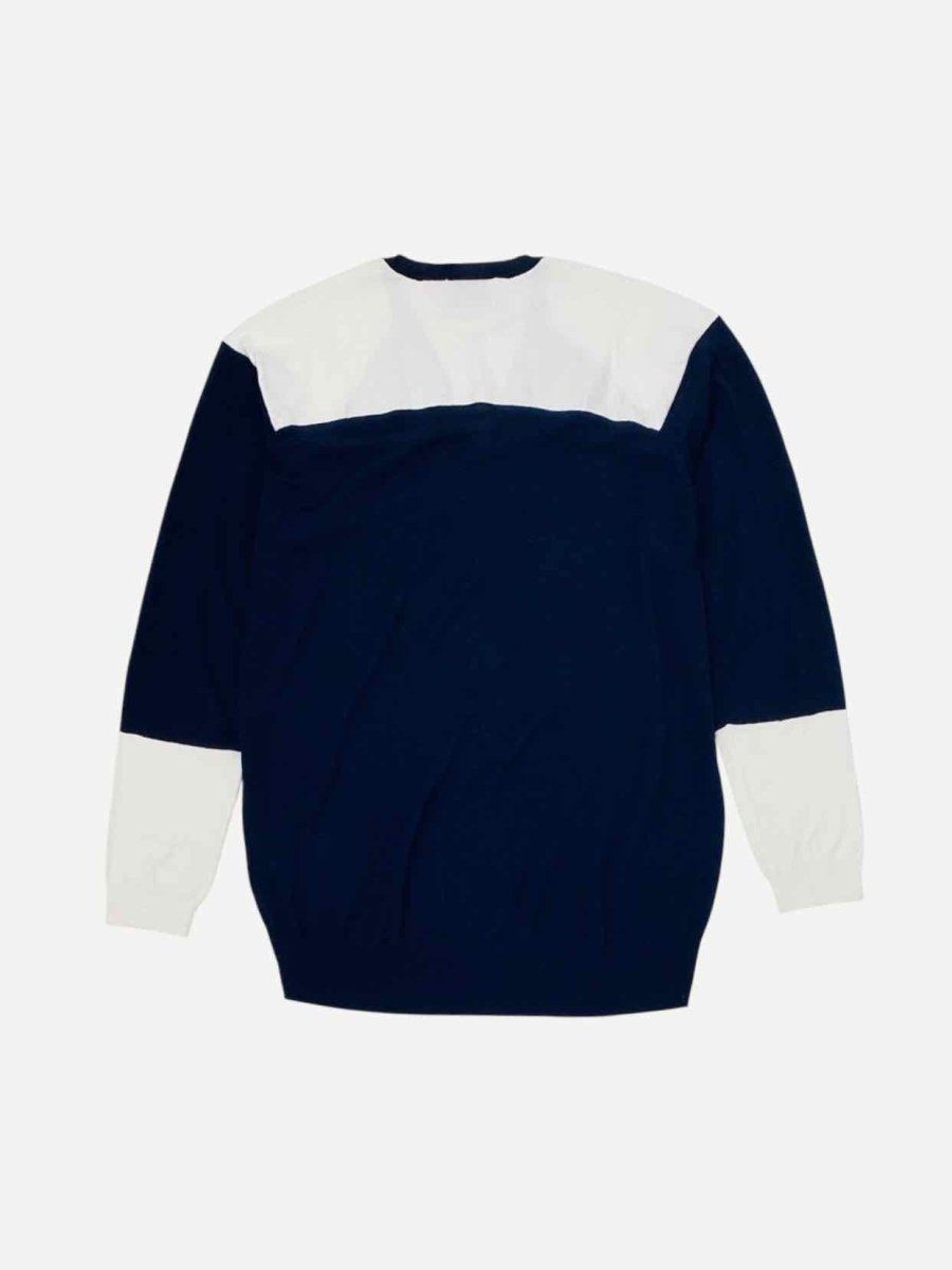 Pre - loved 3.1 PHILLIP LIM Blue & White Jumper at Reems Closet