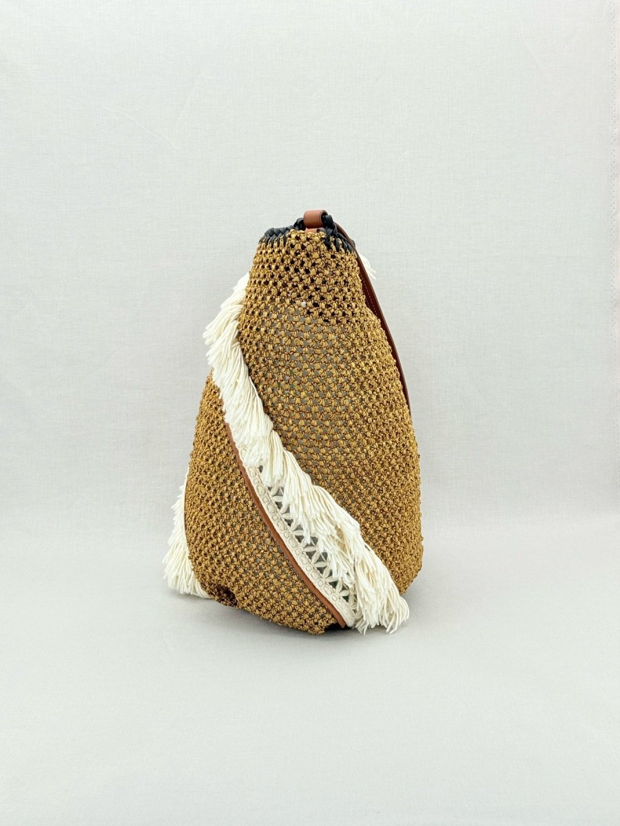 Pre - loved 3.1 PHILLIP LIM Marlee Beige & Cream Shoulder Bag at Reems Closet