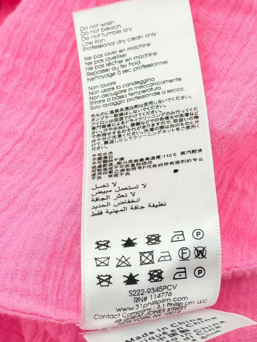 Pre - loved 3.1 PHILLIP LIM Pink Size US 0 Knee Length Dress at Reems Closet