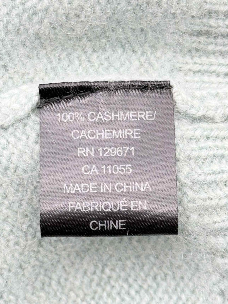 Pre - loved 360CASHMERE Mint Green Size Large Sweater at Reems Closet