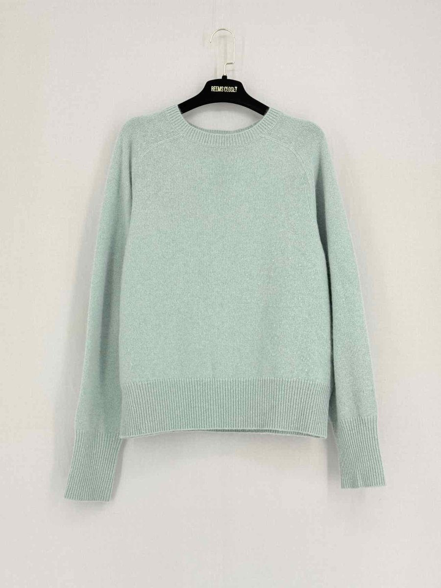 Pre - loved 360CASHMERE Mint Green Size Large Sweater at Reems Closet