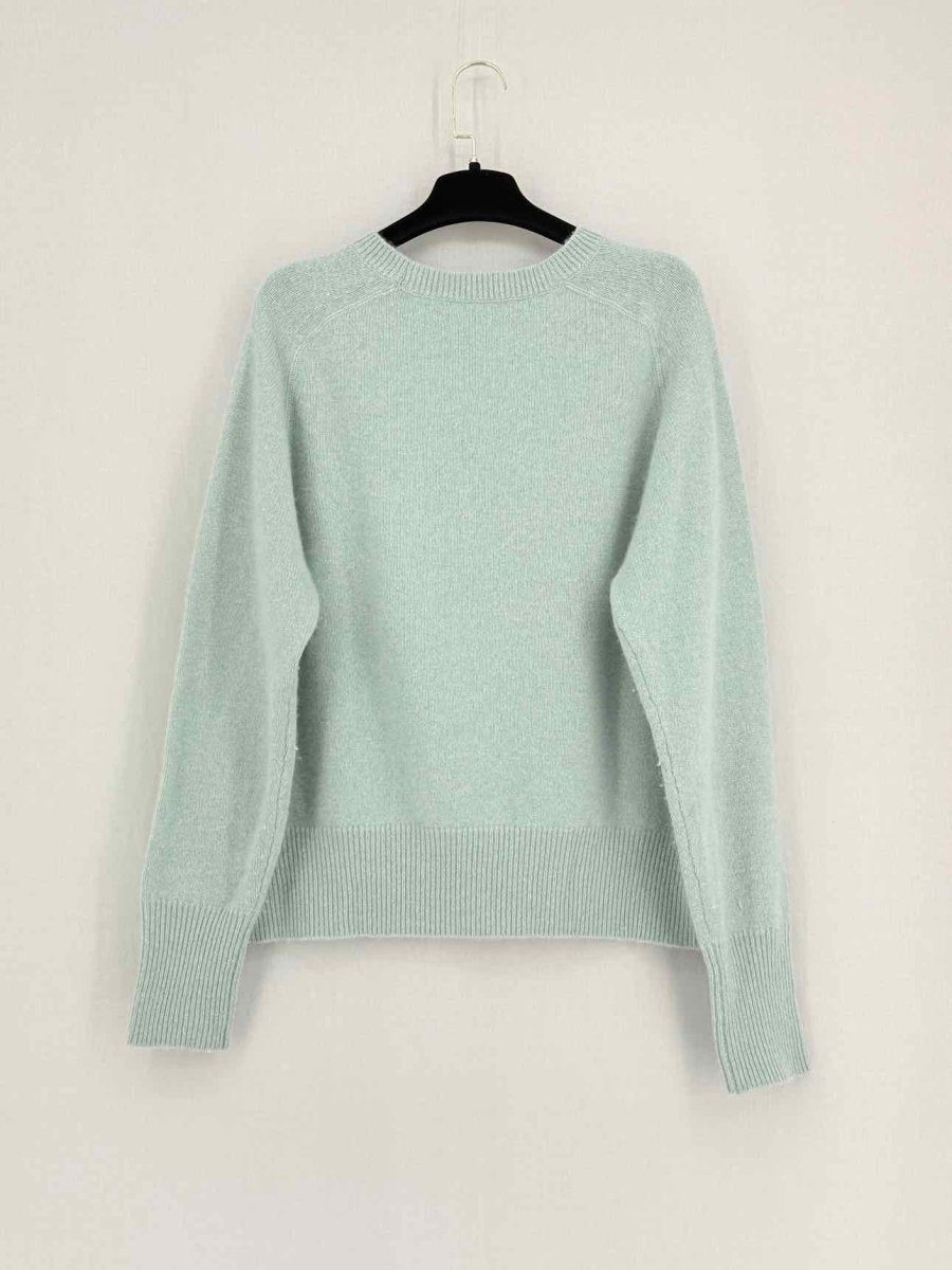 Pre - loved 360CASHMERE Mint Green Size Large Sweater at Reems Closet