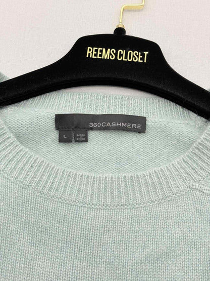 Pre - loved 360CASHMERE Mint Green Size Large Sweater at Reems Closet