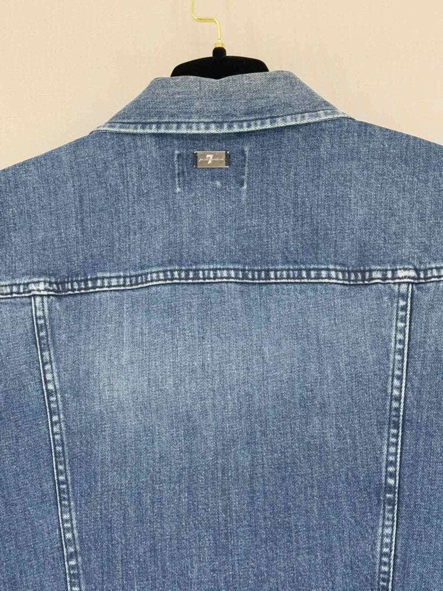 Pre - loved 7 FOR ALL MANKIND Blue Size Small Top at Reems Closet