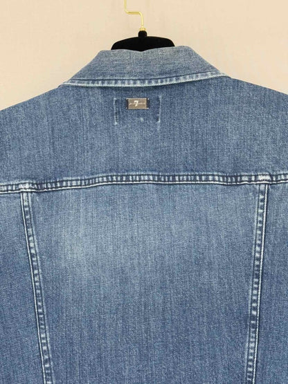 Pre - loved 7 FOR ALL MANKIND Blue Size Small Top at Reems Closet