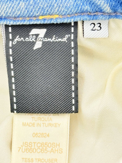 Pre - loved 7 FOR ALL MANKIND Faded Blue Size 23 Jeans at Reems Closet