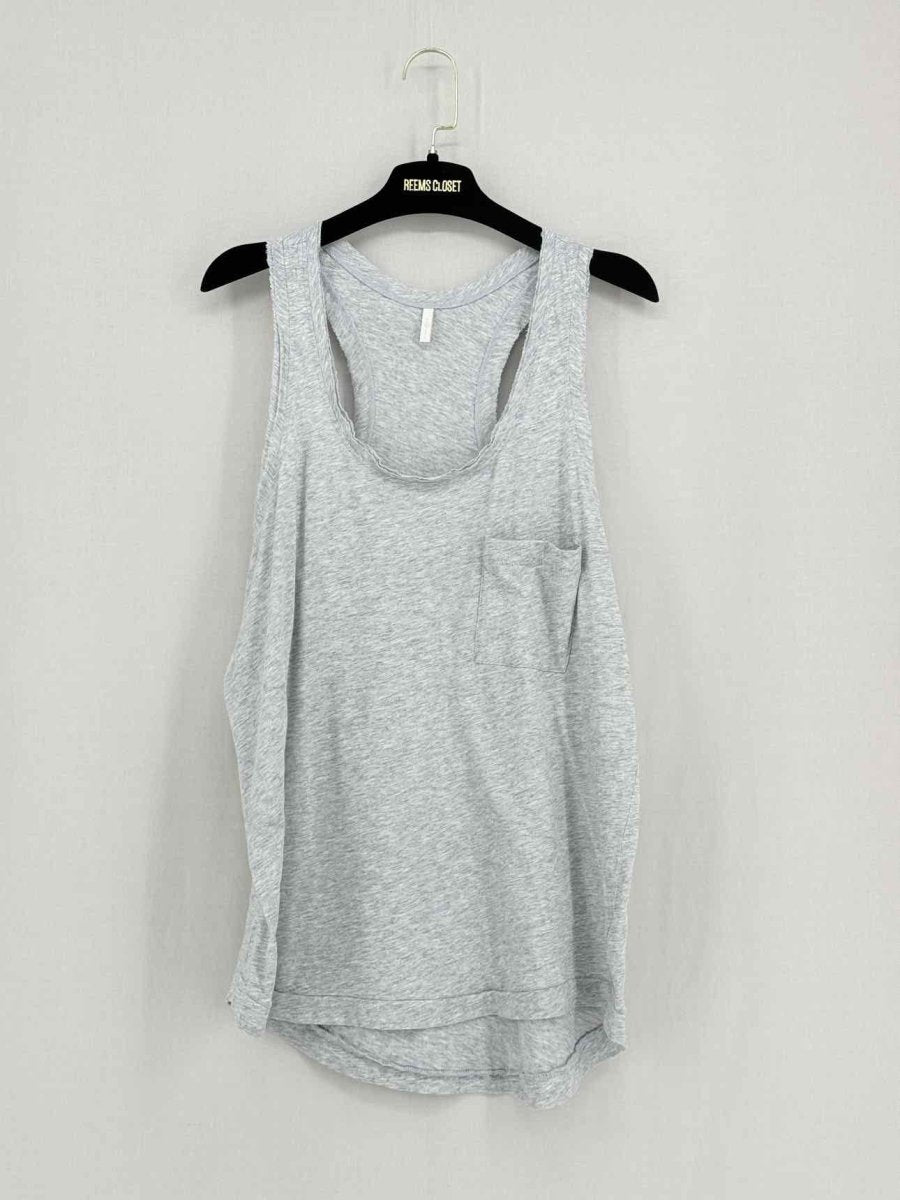 Pre - loved 7 FOR ALL MANKIND Grey Size Large Tank Top at Reems Closet