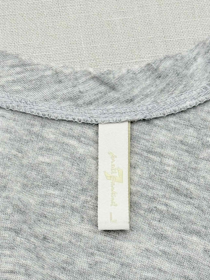 Pre - loved 7 FOR ALL MANKIND Grey Size Large Tank Top at Reems Closet