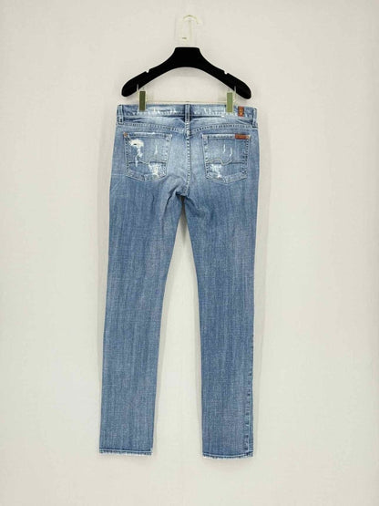 Pre - loved 7 FOR ALL MANKIND Relaxed Fit Blue Size 30 Jeans at Reems Closet