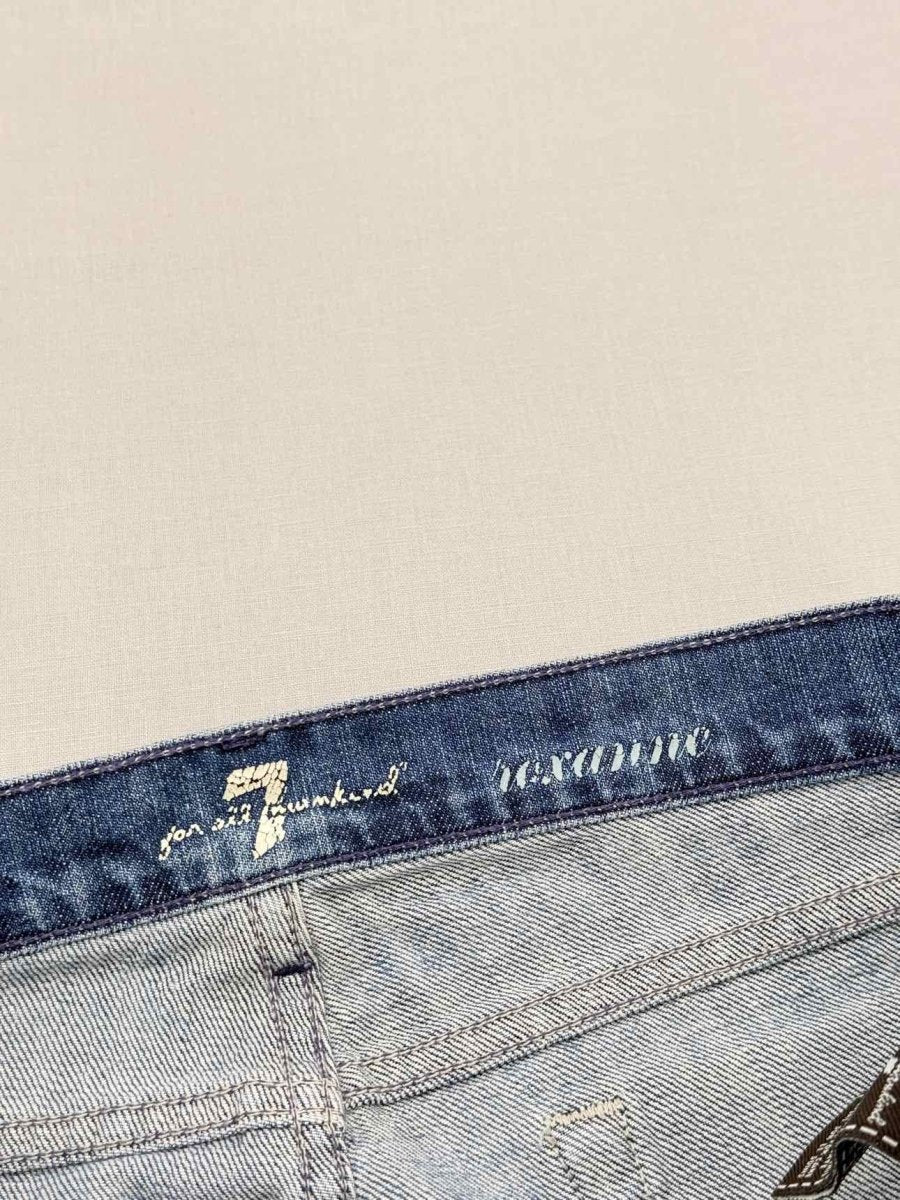 Pre - loved 7 FOR ALL MANKIND Relaxed Fit Blue Size 30 Jeans at Reems Closet