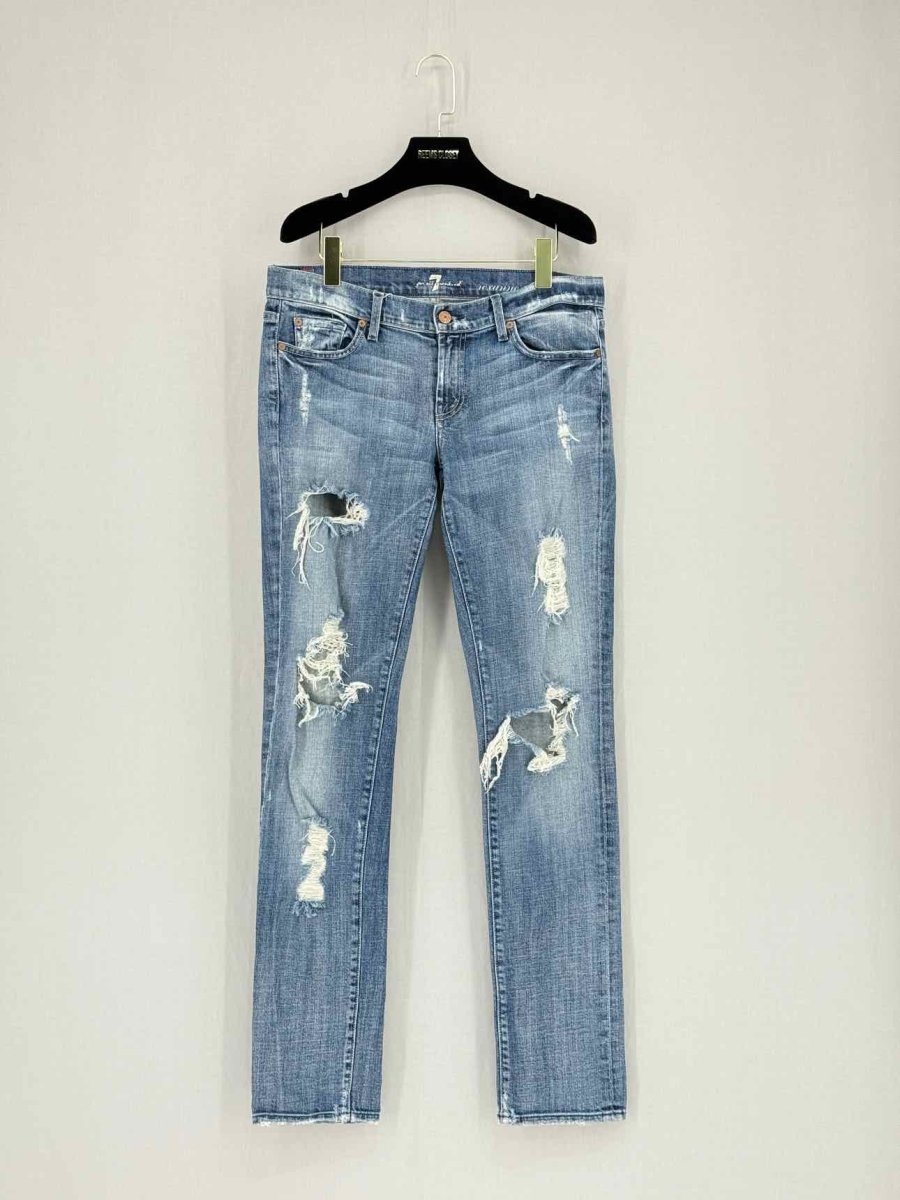 Pre - loved 7 FOR ALL MANKIND Relaxed Fit Blue Size 30 Jeans at Reems Closet