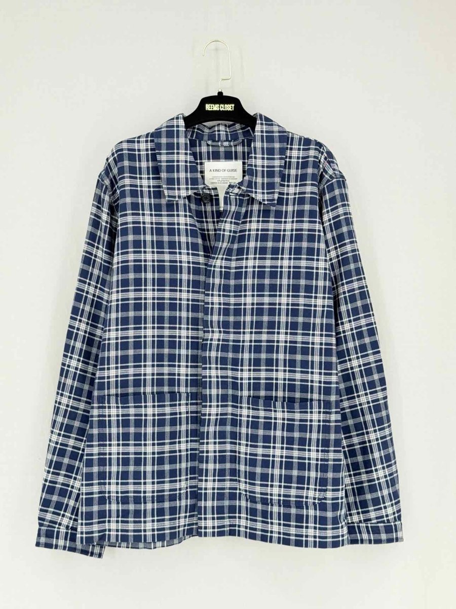 Pre - loved A KIND OF GUISE Navy Blue/White Size XLarge Jacket at Reems Closet