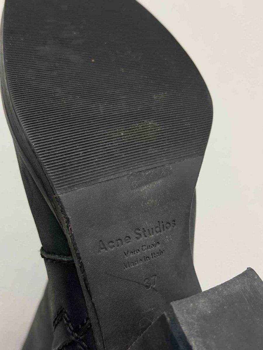 Pre - loved ACNE STUDIOS Black Size EU 37 Ankle Boots at Reems Closet
