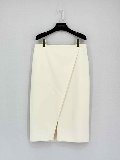Pre-loved ACNE STUDIOS Pau Split Cream Size US 6 Midi Skirt at Reems Closet