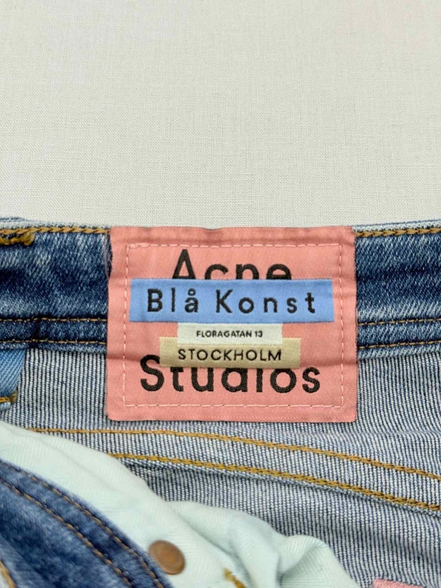 Pre - loved ACNE STUDIOS Peg Mid Blue Size 27 Jeans at Reems Closet