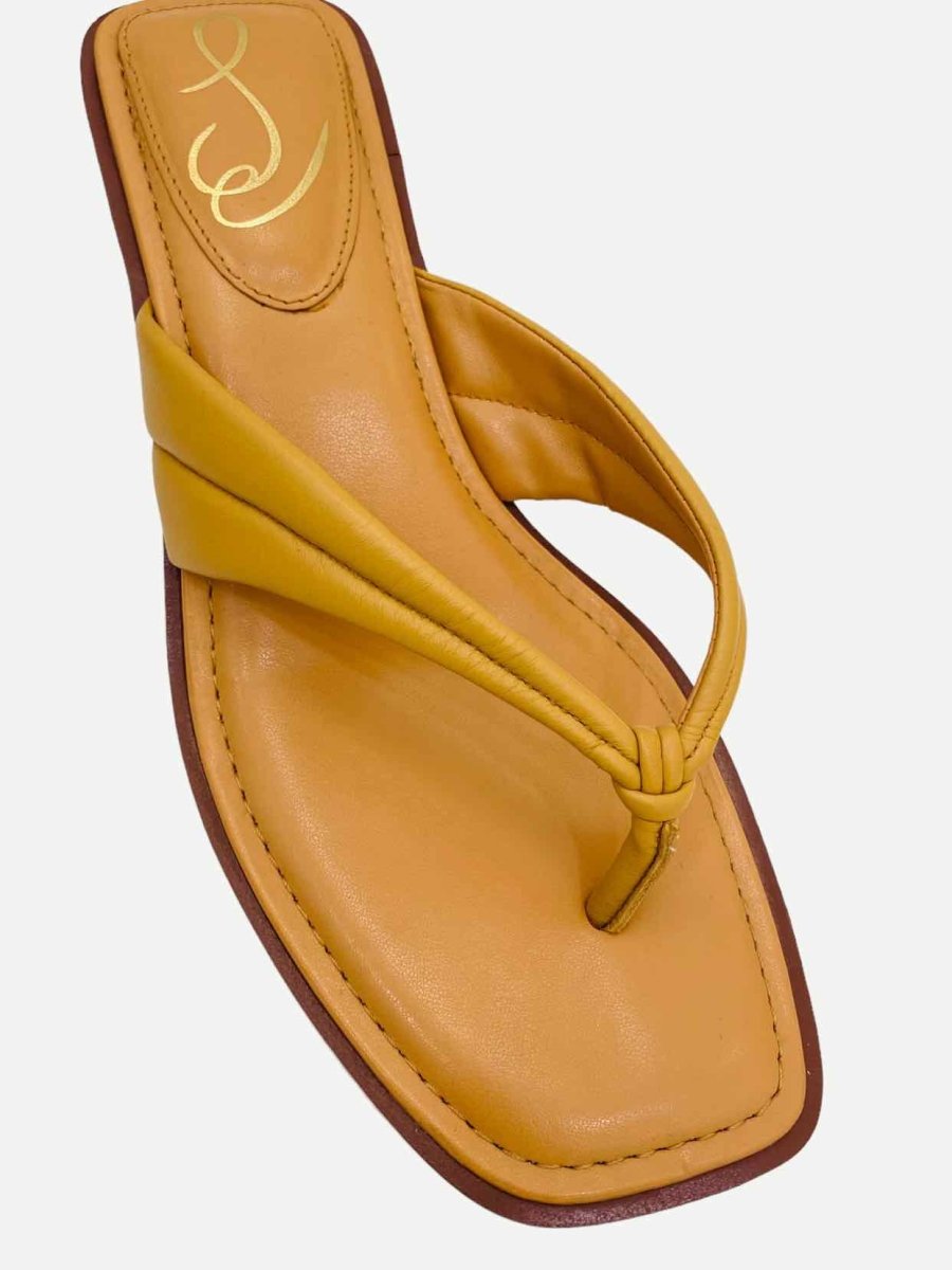 Pre - loved ADAM SELMAN Thong Orange Mules at Reems Closet