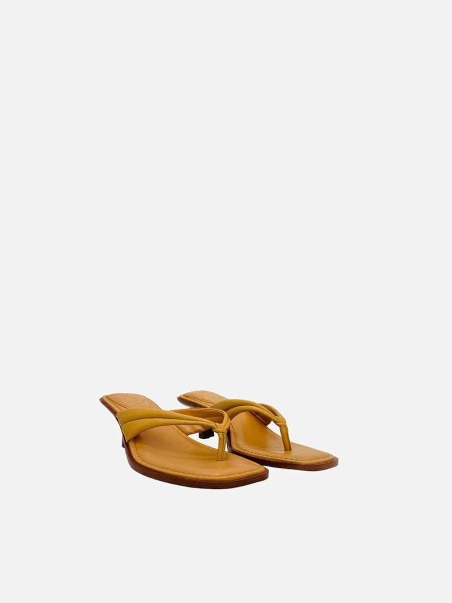 Pre - loved ADAM SELMAN Thong Orange Mules at Reems Closet