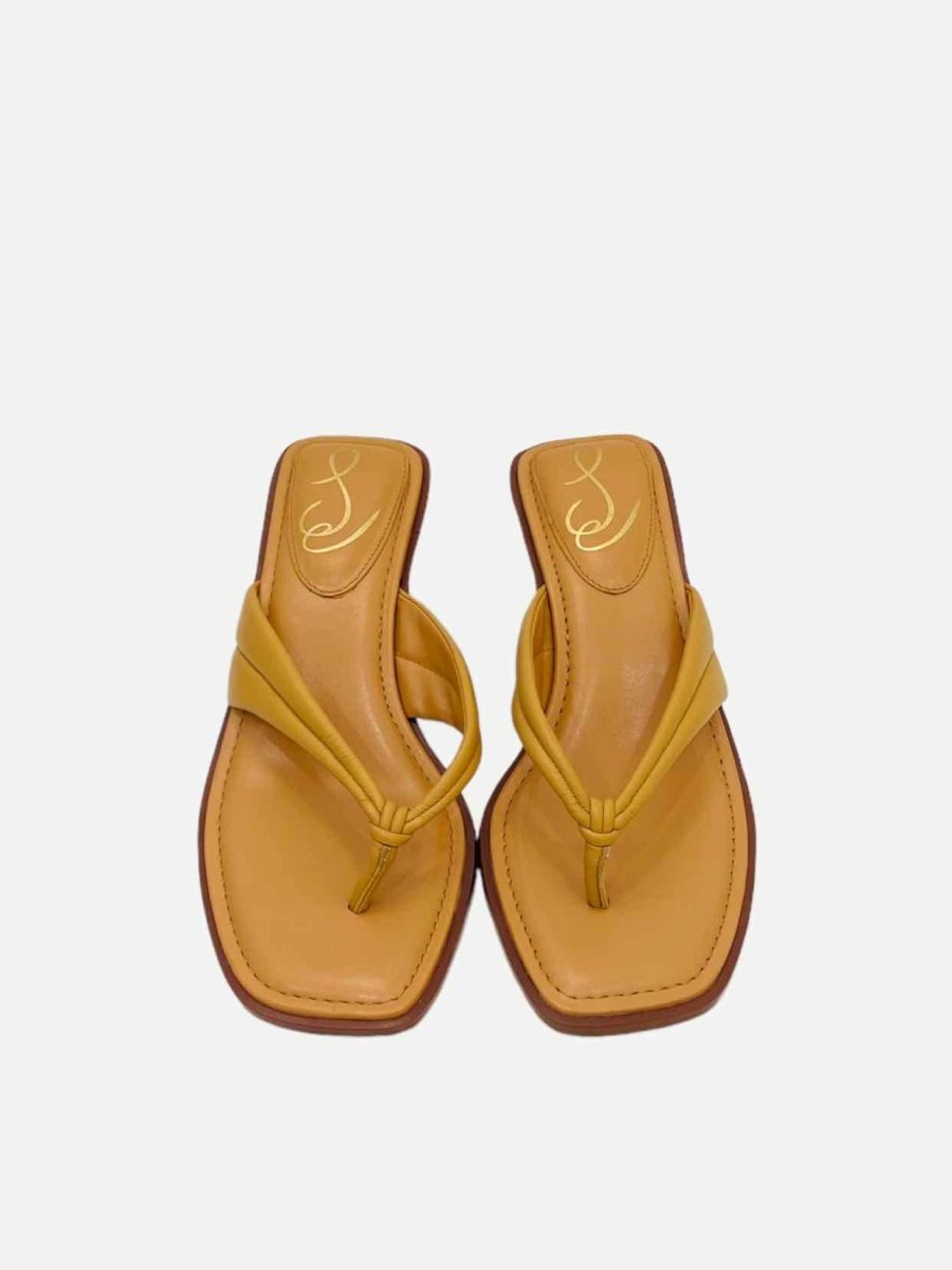 Pre - loved ADAM SELMAN Thong Orange Mules at Reems Closet