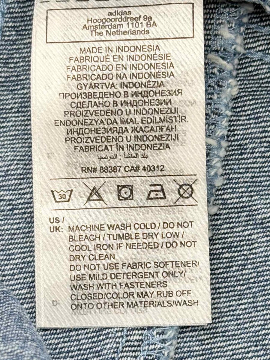 Pre - loved ADIDAS Blue Size 25 Jeans at Reems Closet