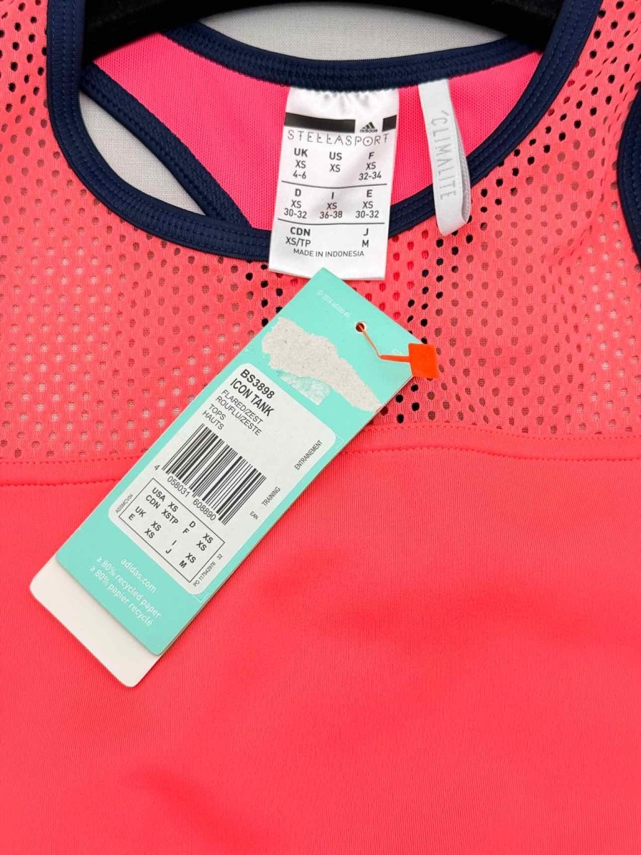 Pre-loved ADIDAS Climalite Pink Size XSmall Tank Top at Reems Closet