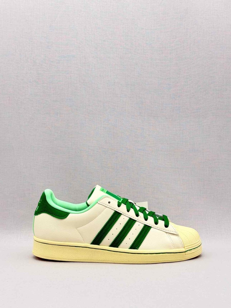 Pre - loved ADIDAS Superstar Ravi Beige & Green Size EU 44 Sneakers at Reems Closet