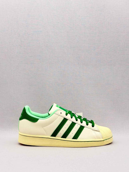 Pre - loved ADIDAS Superstar Ravi Beige & Green Size EU 44 Sneakers at Reems Closet