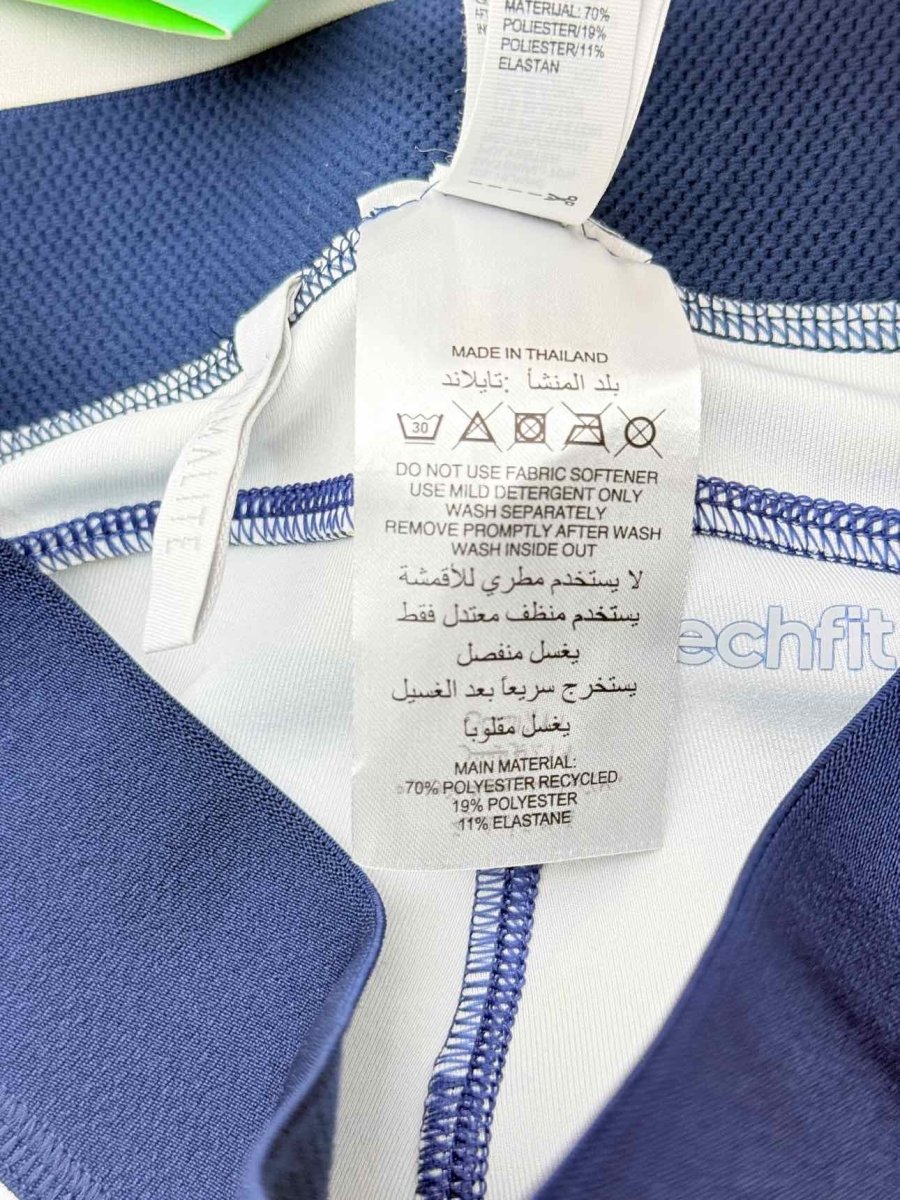 Pre-loved ADIDAS White Multicolor Size Small Leggings at Reems Closet