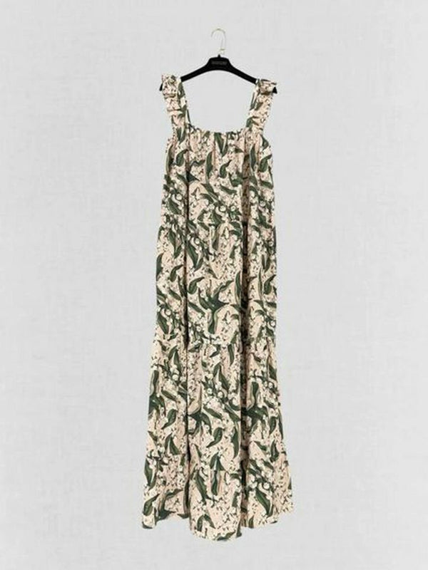 Pre - loved ADRIANA DEGREAS Maxi Pink Multicolor Printed Long Dress at Reems Closet