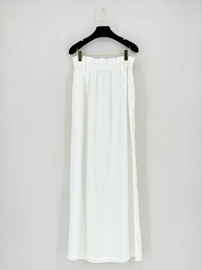 Pre - loved ADRIANA DEGREAS White Size Small/Medium Long Skirt at Reems Closet